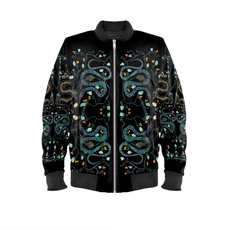 Bomber Jacket - Snakes