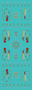 Egyptian Standard Scarf, textile art, DG